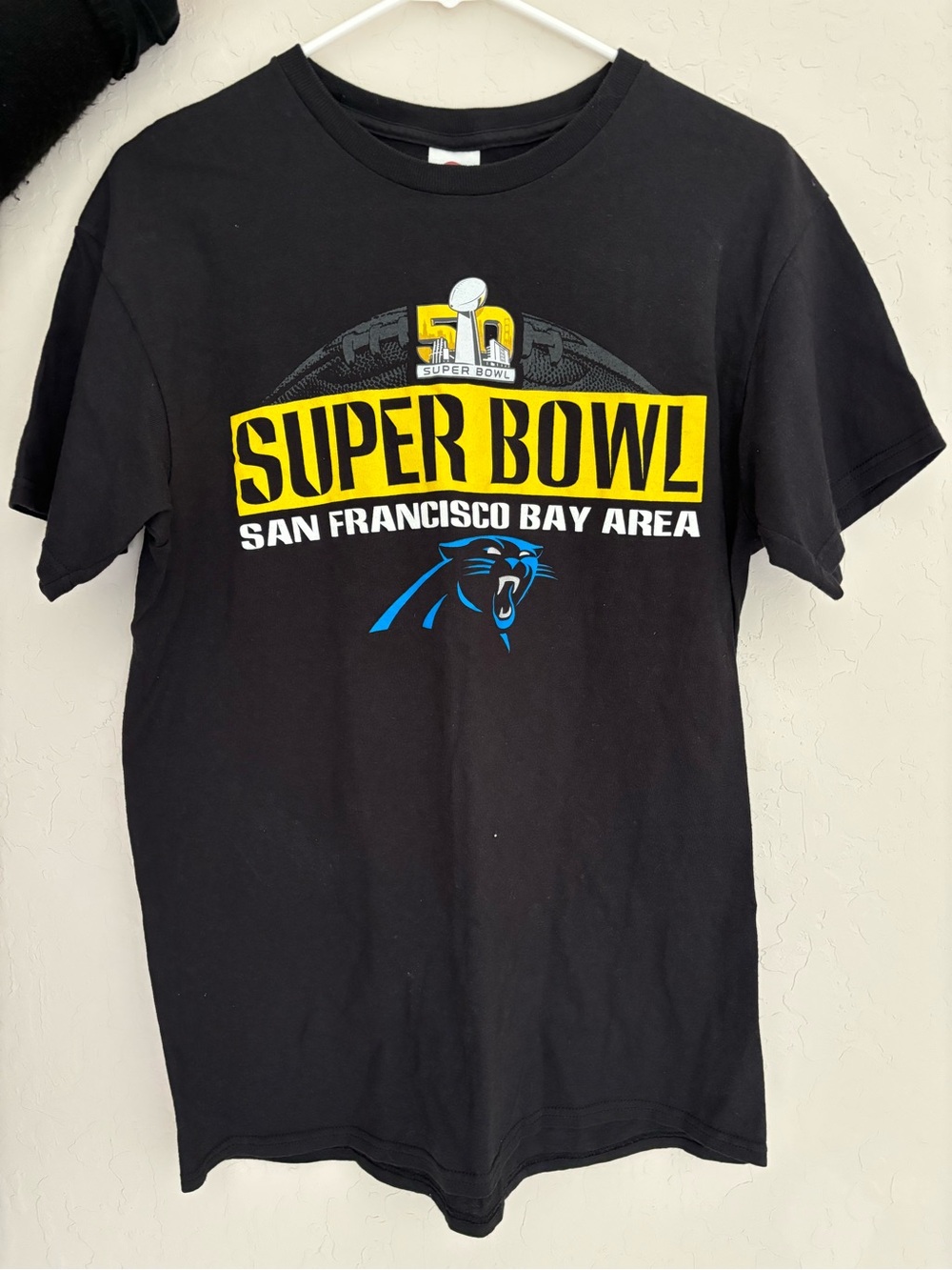 Super Bowl 50 San Francisco Bay Area Panthers Tee - Black